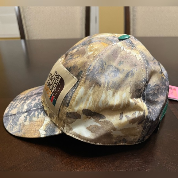 New Authentic Gucci North Face Logo Baseball Hat Size S - Picture 10 of 15